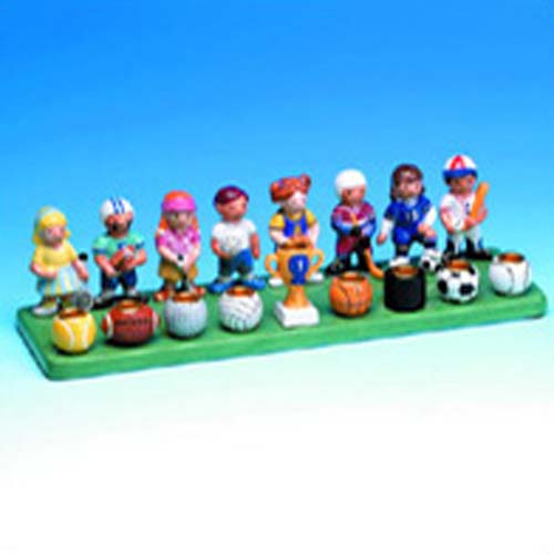 Miami Dolphins Menorah for Hanukkah - Football Sports Menorah